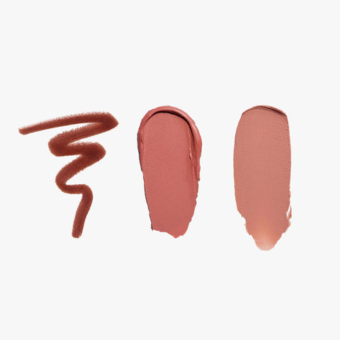 Pucker Up Lip Trio - Malt / Blush Brown / Crush